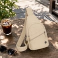 thumbnail image 6 of Clossjun Women Men Small Crossbody Bags Daily Wear Sling Bag Adjustable Belt Casual Daypacks For Work Out Hiking Party Back To School Khaki, 6 of 6
