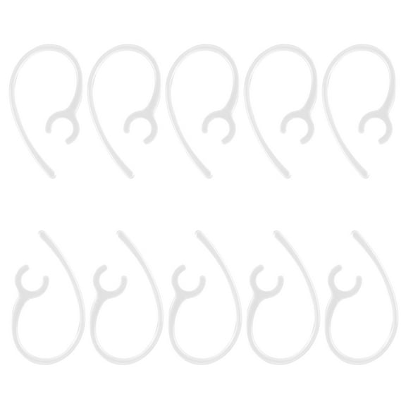 HOOWIFFY Small Cable Clips Earphone Ear Hook Random Color 10 Pcs Ergonomics Design