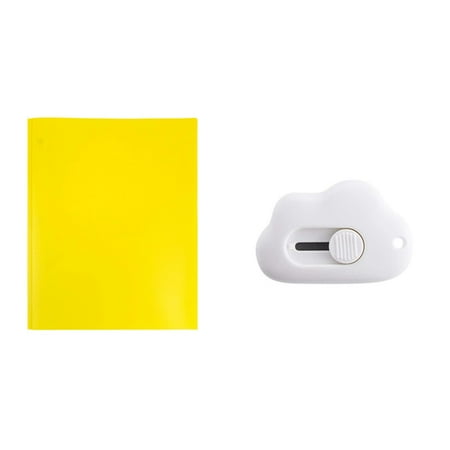 

File Folder Cloud Shaped Mini Art Utility Box Cutter Retractable Letter Openerportable Suitable for Cutting Envelopes