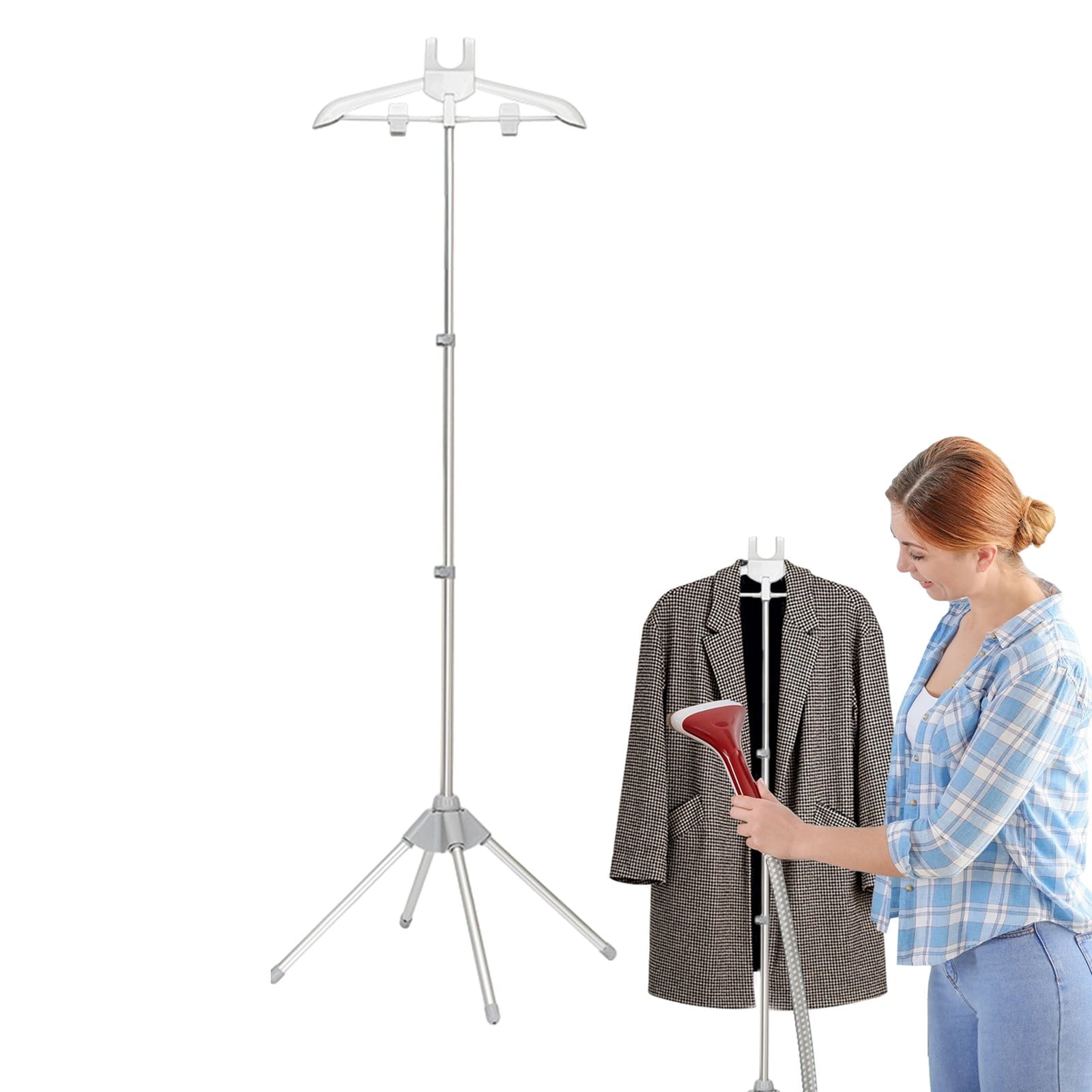 Steam rack for clothes,Handheld garment steamer rack,Clothes hanger for steam ironing,Steam stand clothes,Steamer pole,Steamer Hanger standing, steam iron stand