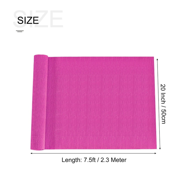 FloristryWarehouse Rouleau De Papier Crépon Fin 60 G 50 Cm De Large X 250 Cm De Long Rose (teinte 202