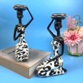 thumbnail image 1 of 2 piezas de votivas estatuas Porta vela BLESIY para decoración hogar 2.17x4.53x8.27 pulgadas, 1 of 8