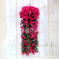 thumbnail image 4 of Simulation flower wall hanging basket wedding home decoration Artificial Flowers, 4 of 6