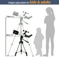 thumbnail image 4 of LAKWAR Telescope for Adults & Kids,400/70mm Refractor Optics Telescopes for Astronomy Beginners with Tripod and Phone Adapter, 4 of 10