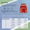 thumbnail image 7 of TiaoBug Kids Muay Thai Boxing Shorts with Gold Dragon Print Elastic Waist Fight Shorts for Training Competition Hot Pink 8, 7 of 7