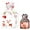 D, variant on USUERY Transparent Christmas Candy Box Hand Held Creative High End Textured Box For Gift Packaging Storage