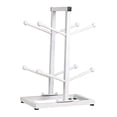 thumbnail image 2 of Colaxi Ball Storage Rack Display Stand Accessories Iron Versatile Basketball Rack Organizer for Garage Gym Rugby Football Volleyball White, 2 of 8