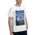 thumbnail image 2 of Bingfone The Starry Night Men'S Loose Fit Short-Sleeve Pocket T-Shirt, 2 of 7
