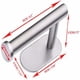 thumbnail image 3 of 2 piezas de accesorios de baño toallero de papel toallero de acero inoxidable 304 toallero de papel cepillado no perforado pegatina de perforación libre toallero de una sola varilla toallero, 3 of 5