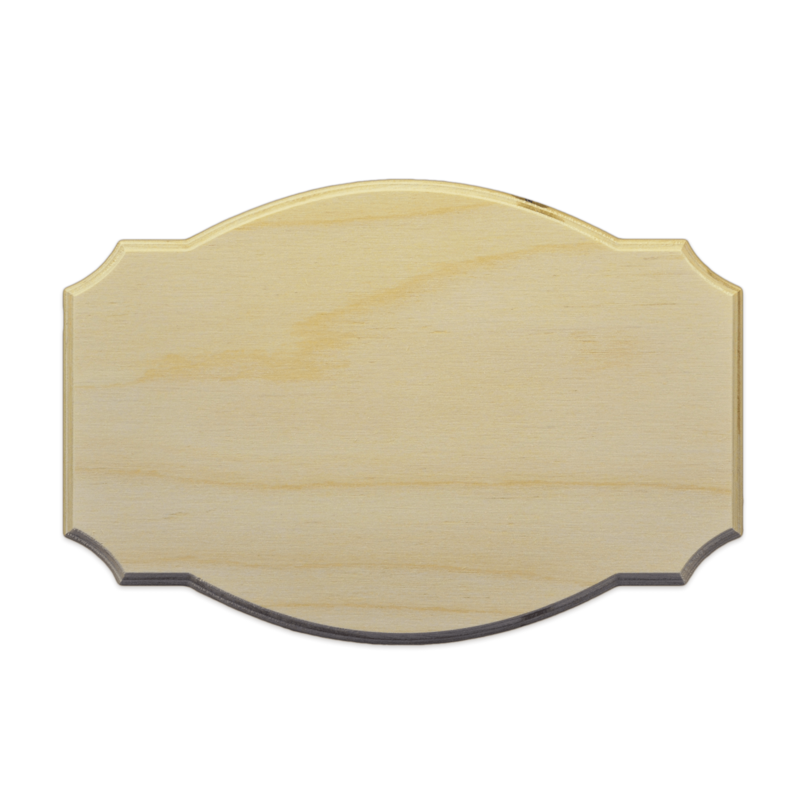 Unfinished Wood Sign or Plaque (3/4" Thick, w/ Chamfer Edge) Available