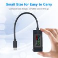 thumbnail image 3 of tester,With Color 195w Type-c 4-30v 0-6.5a Tester Meter Usb Voltmeter Type-c And Type-c Usb 0-6.5a 195w Usb Lcd Tester 0-6.5a Lcd Usb Display Usb-c Type-c Lcd Display Type-c And Display Tester, 3 of 7