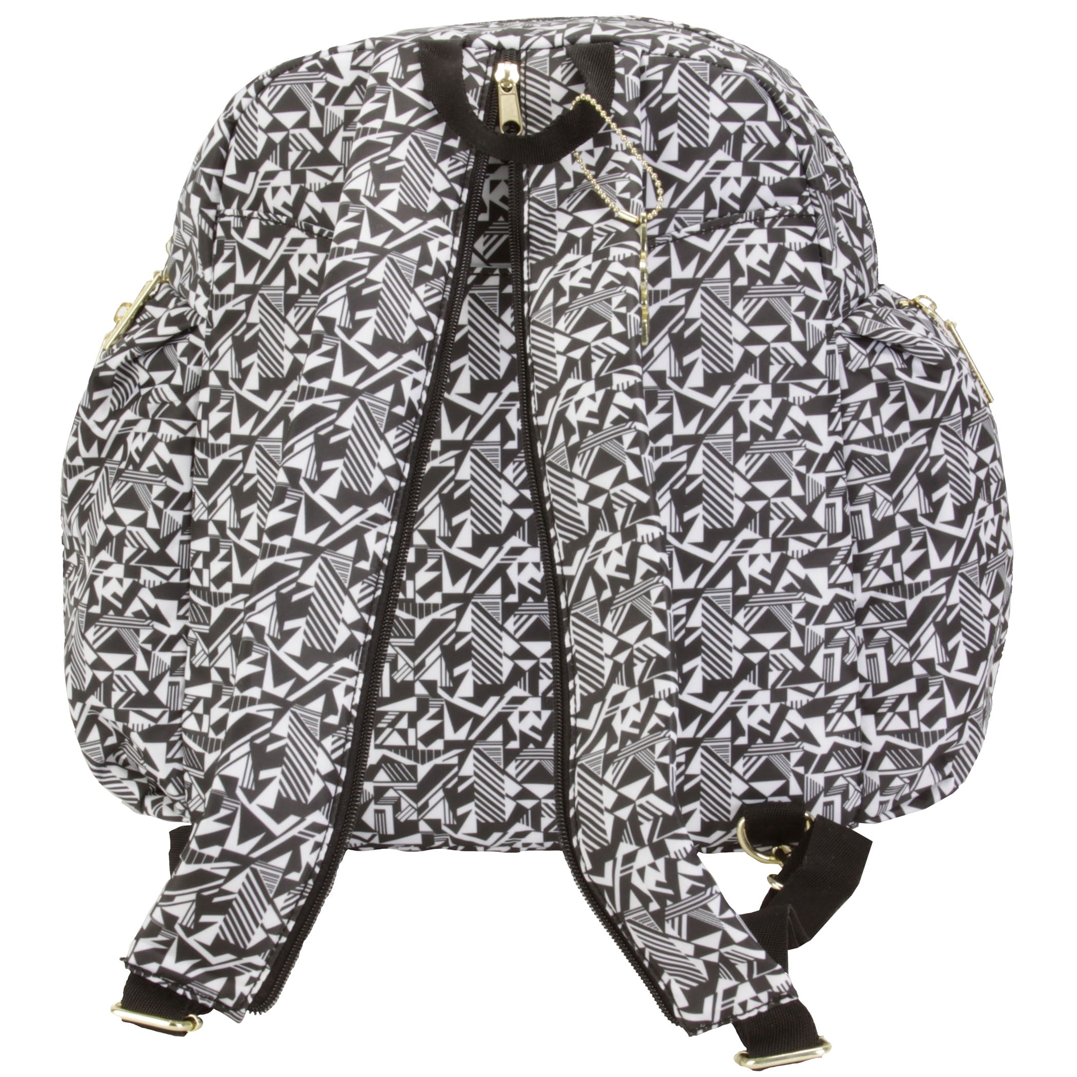 Kalencom Chicago Backpack / Urban Sling Diaper Bag in Black & White