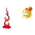 thumbnail image 1 of Escultura Moderna De Serpiente De Llama De Resina, Figura Abstracta De Dibujos Animados De Fuego, Adorno Decorativo De Mesa Para Oficina, Estante, Patio, Estantería, Centro De Mesa, Regalo, 1 of 8