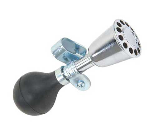 SUNLITE BUGLE CHROME BICYCLE HORN 