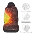 thumbnail image 5 of Sikiie Tennis Ball On Fire And Water Car Seat Protector 2 Pack Car Seat Cushion Mat, Car Seat Covers for SUV, Truck, Van, 5 of 7