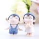 thumbnail image 4 of 2 uds Mini figura de pareja de Navidad muñeca DIY bonsái de jardín decoración ornamento chico juguete figura en miniatura estatua de personas artesanía de resina, 4 of 4