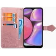 thumbnail image 3 of Samsung Galaxy A20S Case Leather Wallet Flip Magnetic Closure Case Samsung Galaxy A20S Phone Case with Card Slots Protective Cover Case for Samsung Galaxy A20S. SD Mandala - Rose Gold, 3 of 11