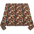 thumbnail image 5 of Square Tablecloth 60 x 60 Inch, Vintage Floral Tablecloth Square Water Resistant Tablecloth Decorative Tablecloths for Restaurant, Picnic, Indoor and Outdoor Dining, 5 of 8
