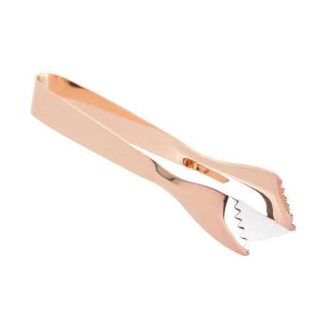 

Ice Tongs Kitchen Tweezers Food Grade Prevents Slipping Rust Proof Stainless Steel For Bar Copper Plated