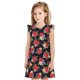 thumbnail image 1 of Fotbe Red Rose Flower Vestido de Dormir para Niñas de 3 a 10 Años, Mangas Cortas, Estilo Princesa, Pijama Camisón con Mangas Voladas-XX-Large, 1 of 6