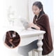thumbnail image 5 of Manta envolvente cálida, chal calefactor eléctrico para mujeres, niños, mascotas, perros, gatos, conejos, unisex, y la velocidad de calentamiento es más uniforme (gris), 5 of 5