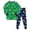 A145-Green, variant on Hessimy Toddler Boys Girls Spring Summer 2Pcs Long Sleeve Sweatshirt Tops Pants Soft Casual Clothes Sweatsuit, Soft Casual Sweat(Red,3-4 Years)