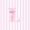 Pink L, variant on Manfei Pink Line Geometric Pattern Blackout Curtains,Personalized Monogrammed R Window Curtains Pack of 2 (38x45 Each)