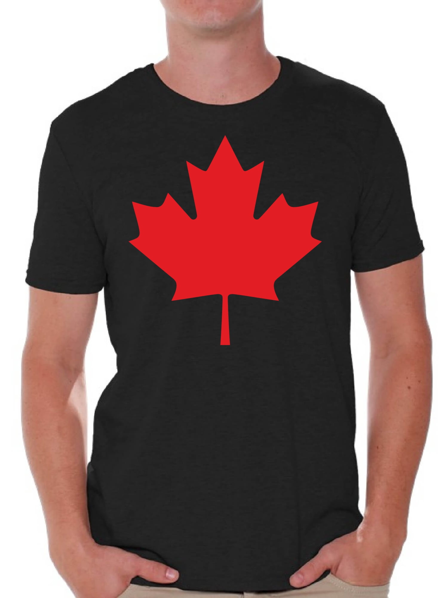 Canada Red Leaf Proud Canadian Graphic 