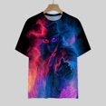 thumbnail image 7 of WOLIAUO Funny Mens Halloween Crewneck T-Shirt Lightweight Breathable Short Sleeve Mens Summer Shirts for Everyday, Shirts for Men Graphic Print Tops S OTHER, 7 of 7