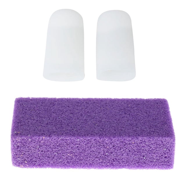 1 Par Protectores de de Pies 1x Piedra Pómez Gel Suave Cómoda Resistente Protección