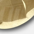 thumbnail image 3 of Designart 'Botanical Beige Retro Leaf' Art Mural Rond en Métal Style Ferme - Disque de 36, 3 of 5