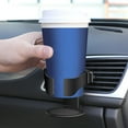 thumbnail image 3 of Car Cup Holder, Car Air Outlet Cup Holder Extender, Car Ashtray Holder, Drink Holder For Most Vehicles With Horizontal Blade Air Outlets, 3.2 Inches High., 3 of 7