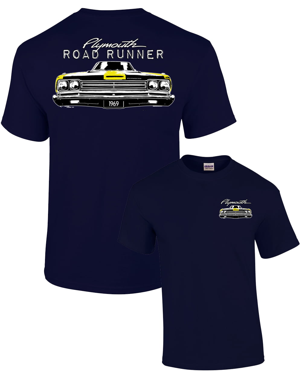 Trenz Shirt Company - Dodge Plymouth Road Runner Adult Tee Shirt Black ...