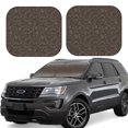 thumbnail image 1 of Bingfone Dinosaur Windshield Sun Shade 2-Piece Foldable Car Front Window Sunshade for Most Sedans SUV Truck-Medium, 1 of 6