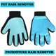 thumbnail image 2 of Guante de cepillado para mascotas, guante quitapelos para muebles de doble cara, cepillos de masaje para baño de perros y gatos, herramienta para pieles largas y cortas, 2 of 8