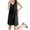 Black, variant on ZKCCNUK Nightgowns for Women V-Neck Sleeveless Pajamas Large Size Loose Long Nightdress M-2XL