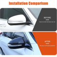 thumbnail image 4 of Car Rearview Mirror Cap Cover for Mercedes Benz C E GLC Class W205 A, 4 of 5