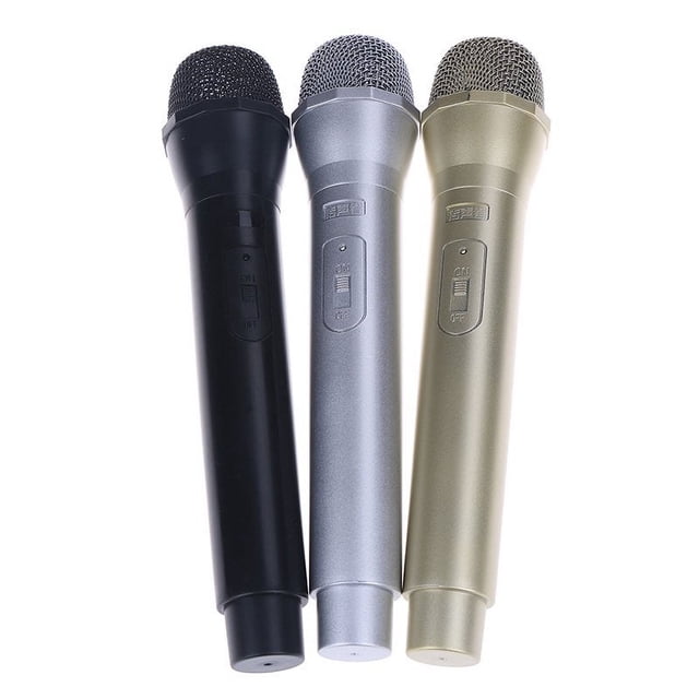 1Pc Mannequin Microphone Simulation Micro Modèle Coque Performance Accessoires Enfants Jouets