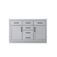 thumbnail image 5 of Elegant Kitchen and Bath Alden 54 inch Double Bathroom Vanity in Grey, 5 of 10