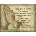 thumbnail image 2 of Greene, Taylor 32x26 White Modern Wood Framed Museum Art Print Titled - PRAYING HANDS, 2 of 4