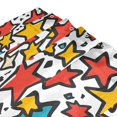 thumbnail image 3 of Yayeee Shower Curtain with Hooks 72"x72" Waterproof Fabric Bathroom Hanging Decor, Colorful Stars, 3 of 5