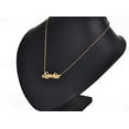 thumbnail image 2 of 18k Gold Plated Sophia Name Necklace Nameplate Pendant Jewlery Mother Day Gift, 2 of 3