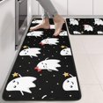 thumbnail image 2 of Kitchen Rugs Sets Of 2,Halloween Cute Ghosts Pattern Anti Fatigue Kitchen Mat Rugs Non Slip Washable,Decorative Kitchen Floor Mats for Kitchen,Sink,Laundry,17"x47"+17"x47", 2 of 5