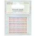 thumbnail image 2 of Simply Creative Round Adhesive Gems 210/Pkg-Red & Orange, 2 of 2