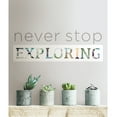 thumbnail image 2 of WallPops! Never Stop Exploring Quote Wall Decals, 2 of 2