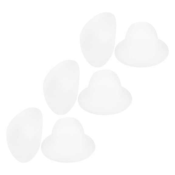 Luxshiny 6pcs Horseshoe Plastic Lamp Shade White Replacement Light Cover