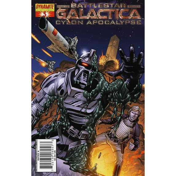 Battlestar Galactica: Cylon Apocalypse #3D VF ; Dynamite Comic Book
