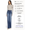 thumbnail image 3 of Kancan - Onyx Ultra High-Rise Holly Flare Jeans (34" Extra Long Inseam) - KC20020, 3 of 11