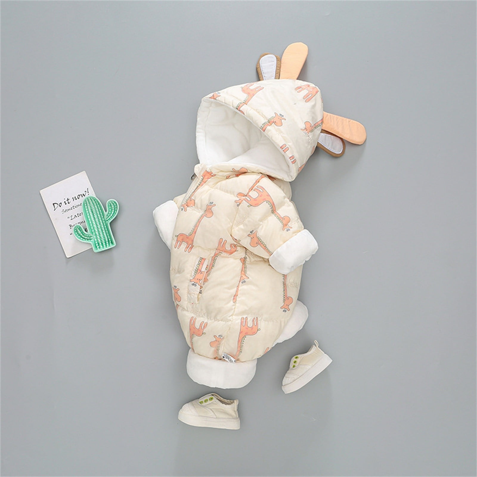 Mercatoo Winter Go Out Hugging Clothes Winter Warm Suit Thickened Newborn Baby Clothes Winter Baby Boy Clothes Organic Cotton