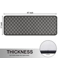 thumbnail image 5 of Kitchen Rugs Sets Of 2,Gray and Black Checkerboard Pattern Anti Fatigue Kitchen Mat Rugs Non Slip Washable,Decorative Kitchen Floor Mats for Kitchen,Sink,Laundry,17"x47"+17"x47", 5 of 5